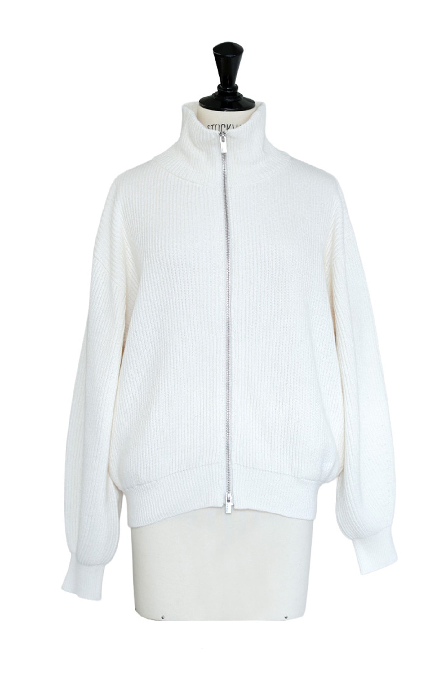 Re Stock Cotton cashmere ribbed jacket /CT24121