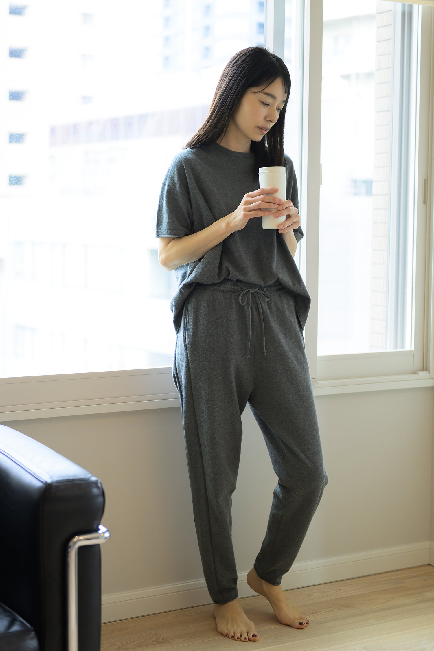 24SS Cotton cashmere pants /CT24124