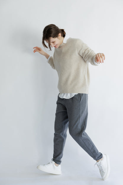 24SS Cotton cashmere pants /CT24124