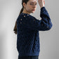 24SS Cotton linen cable-knit pullover /CT24127