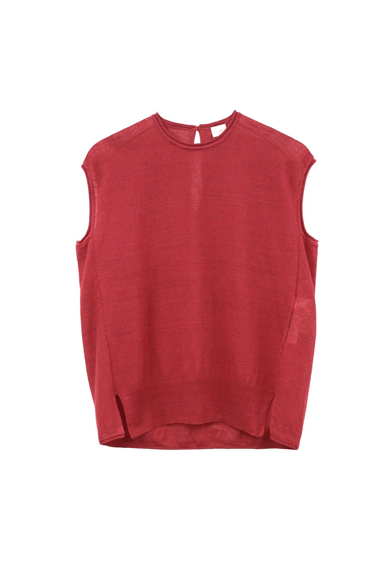 Linen seed stitch tank /CT24129