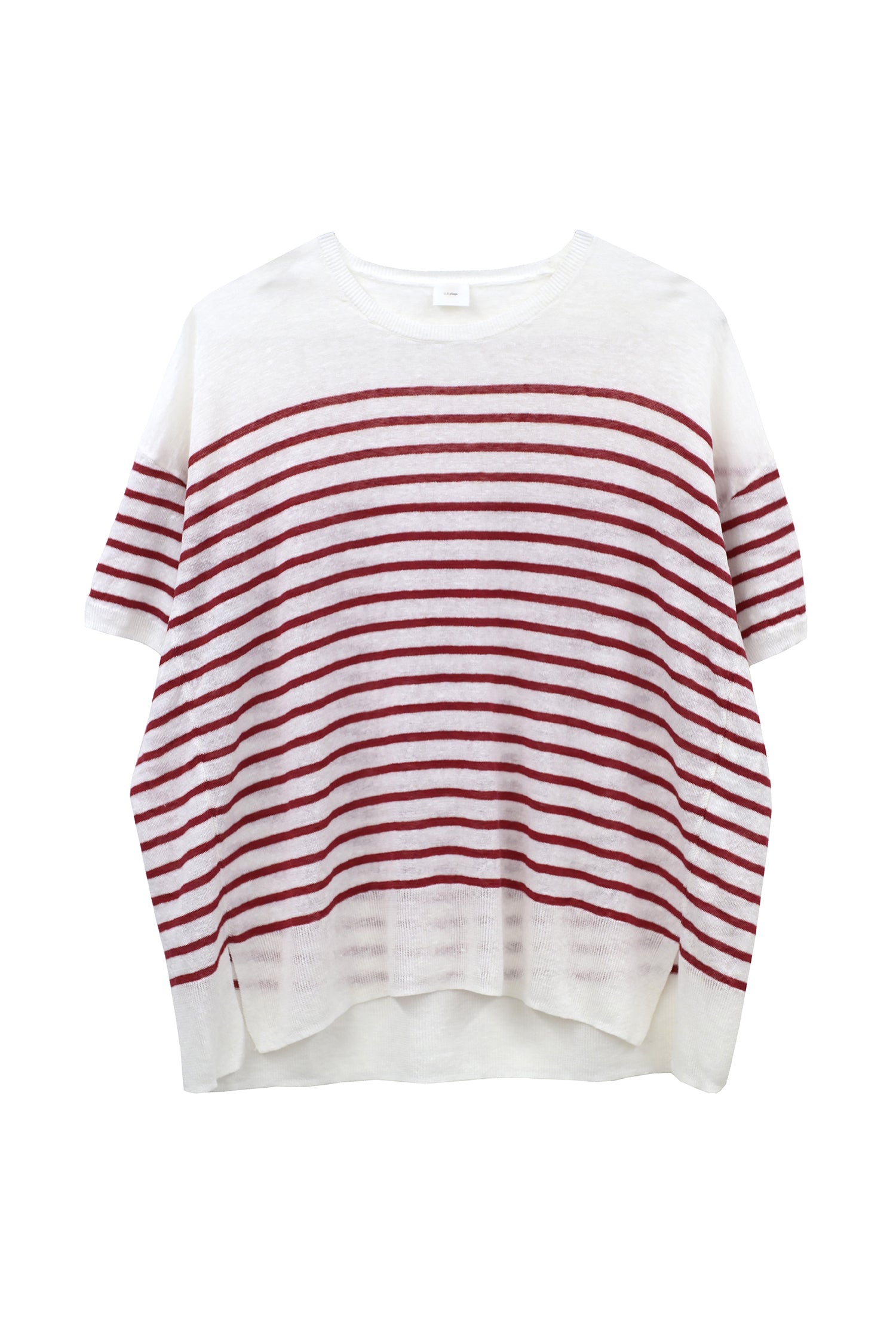 Pull à demi-manches en lin /CT24131