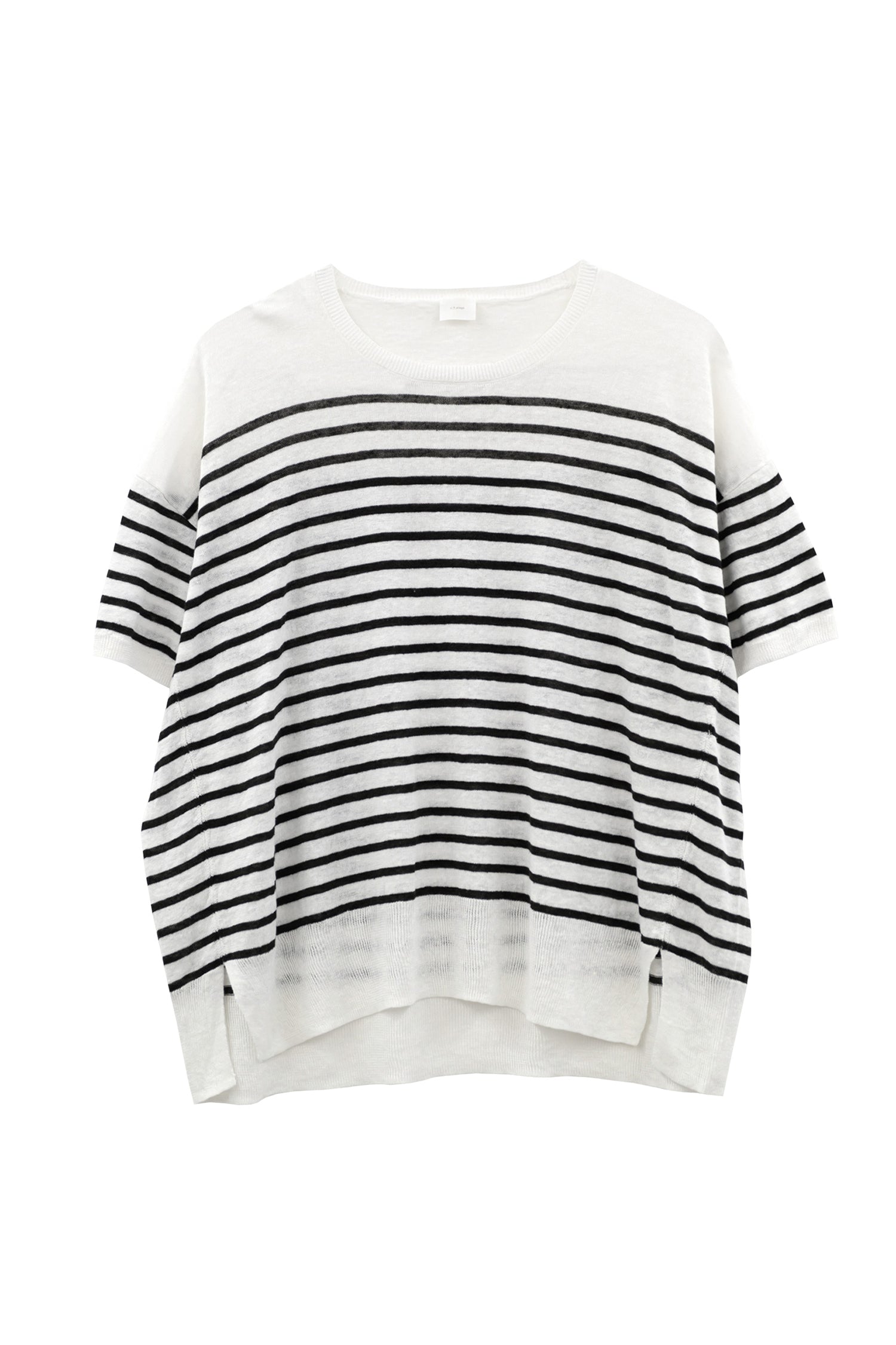 Pull à demi-manches en lin /CT24131