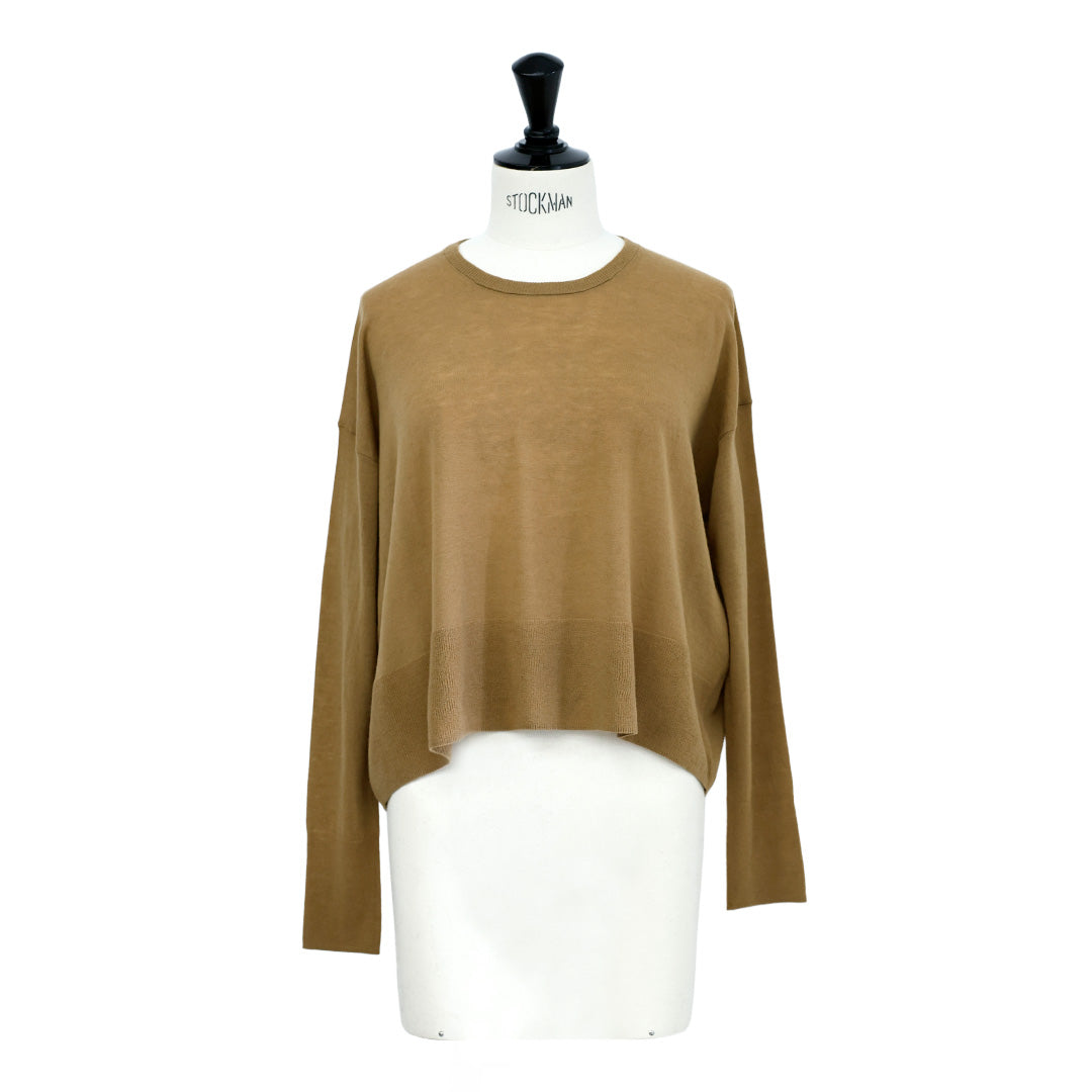 26capsule Original light wool oversized crew neck pullover /CT24304