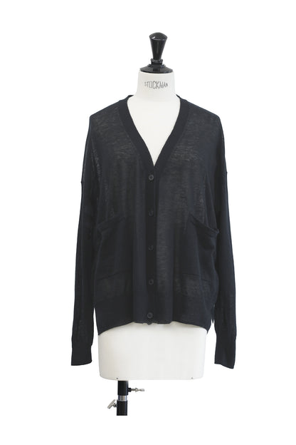 24AW Cardigan oversize en cachemire léger /CT24303