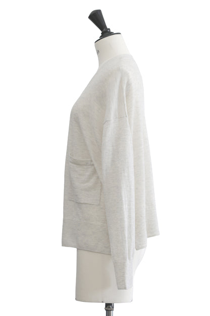 24AW Light cashmere oversized cardigan /CT24303