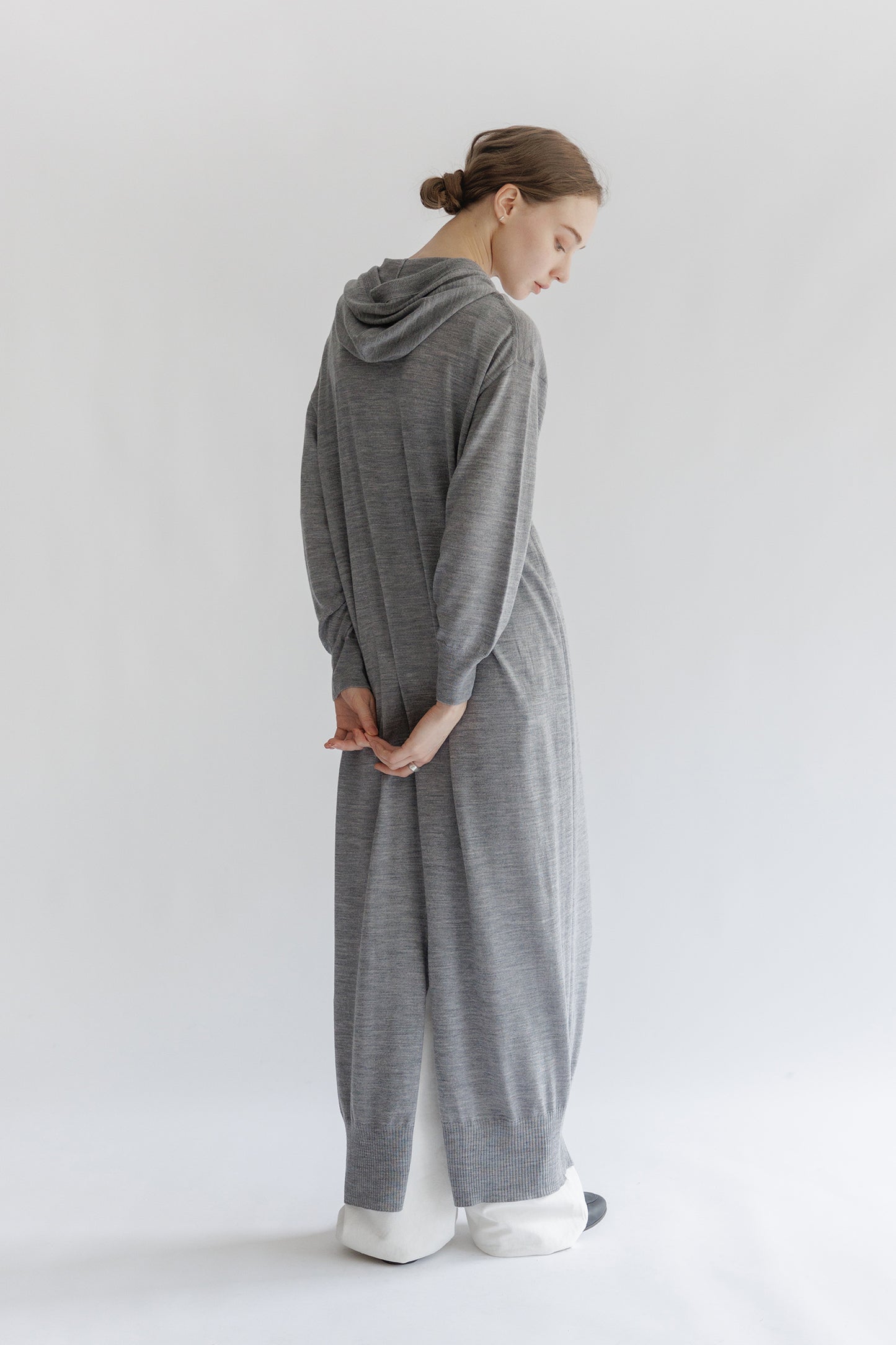 24AW Rws wool hooded dress /CT24308