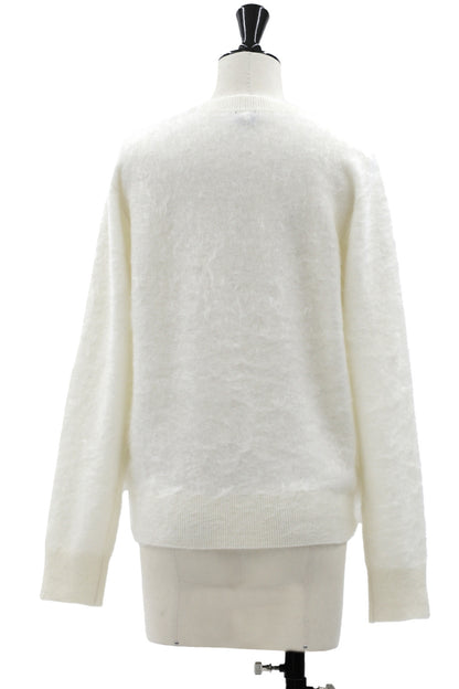 24AW Pull en cachemire avec finitions en fourrure /CT24393