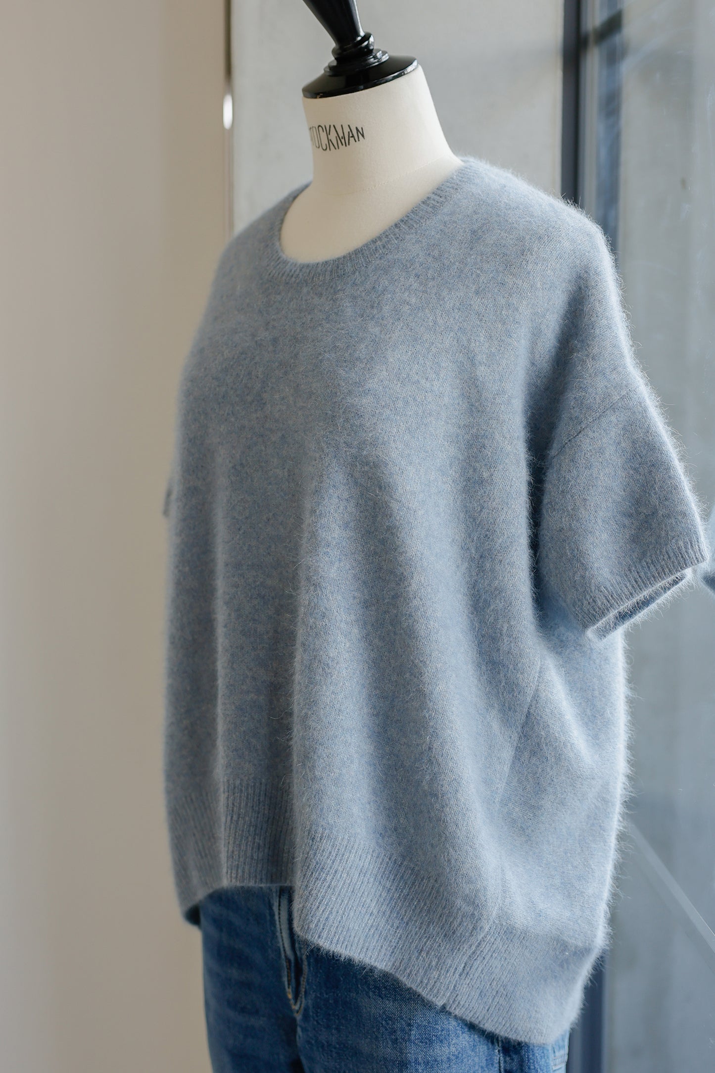 Pull à demi-manches en renard et raton laveur /CT25104