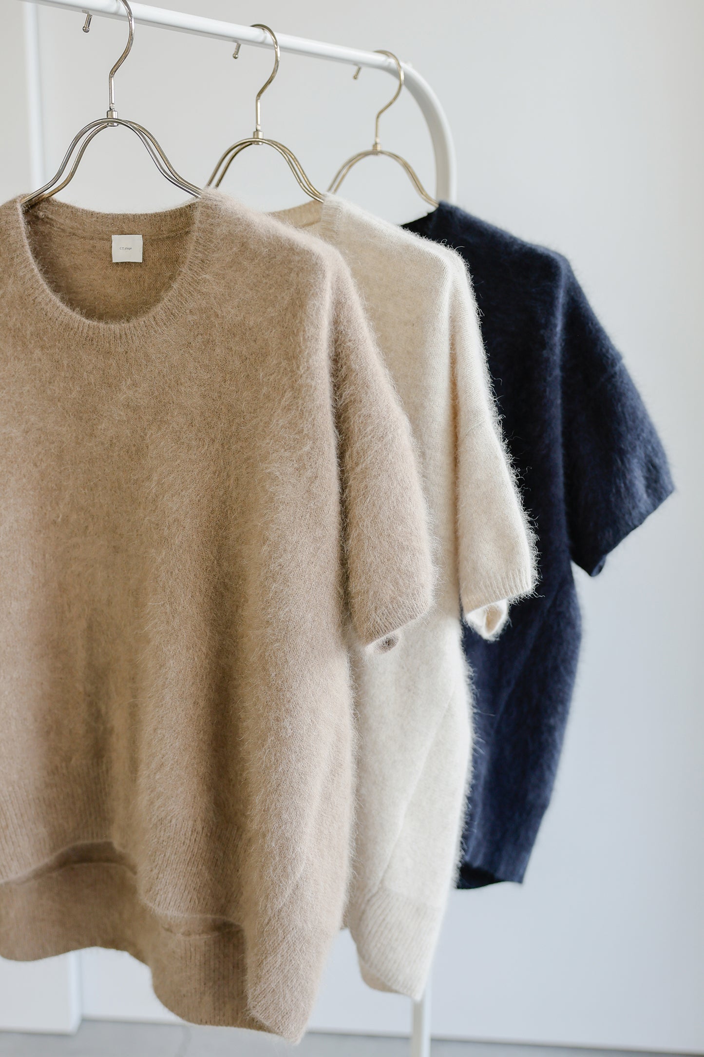 Pull à demi-manches en renard et raton laveur /CT25104