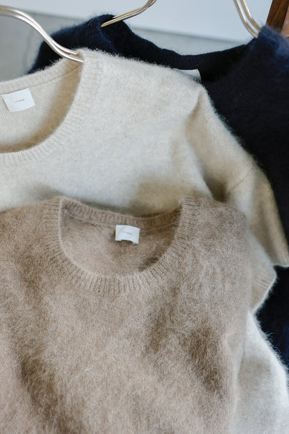 Pull à demi-manches en renard et raton laveur /CT25104