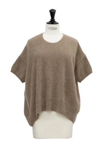 Pull à demi-manches en renard et raton laveur /CT25104