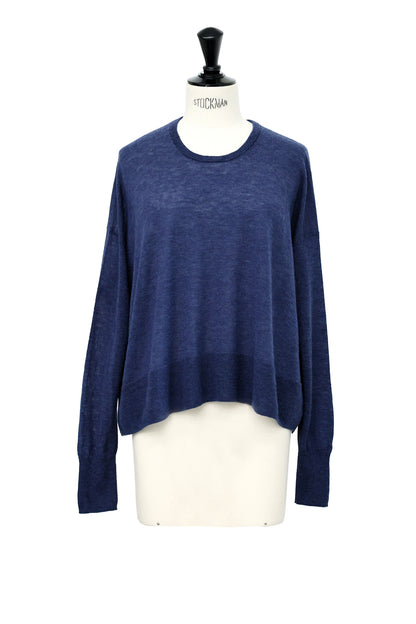 Pull ras du cou oversize en cachemire léger /CT25105