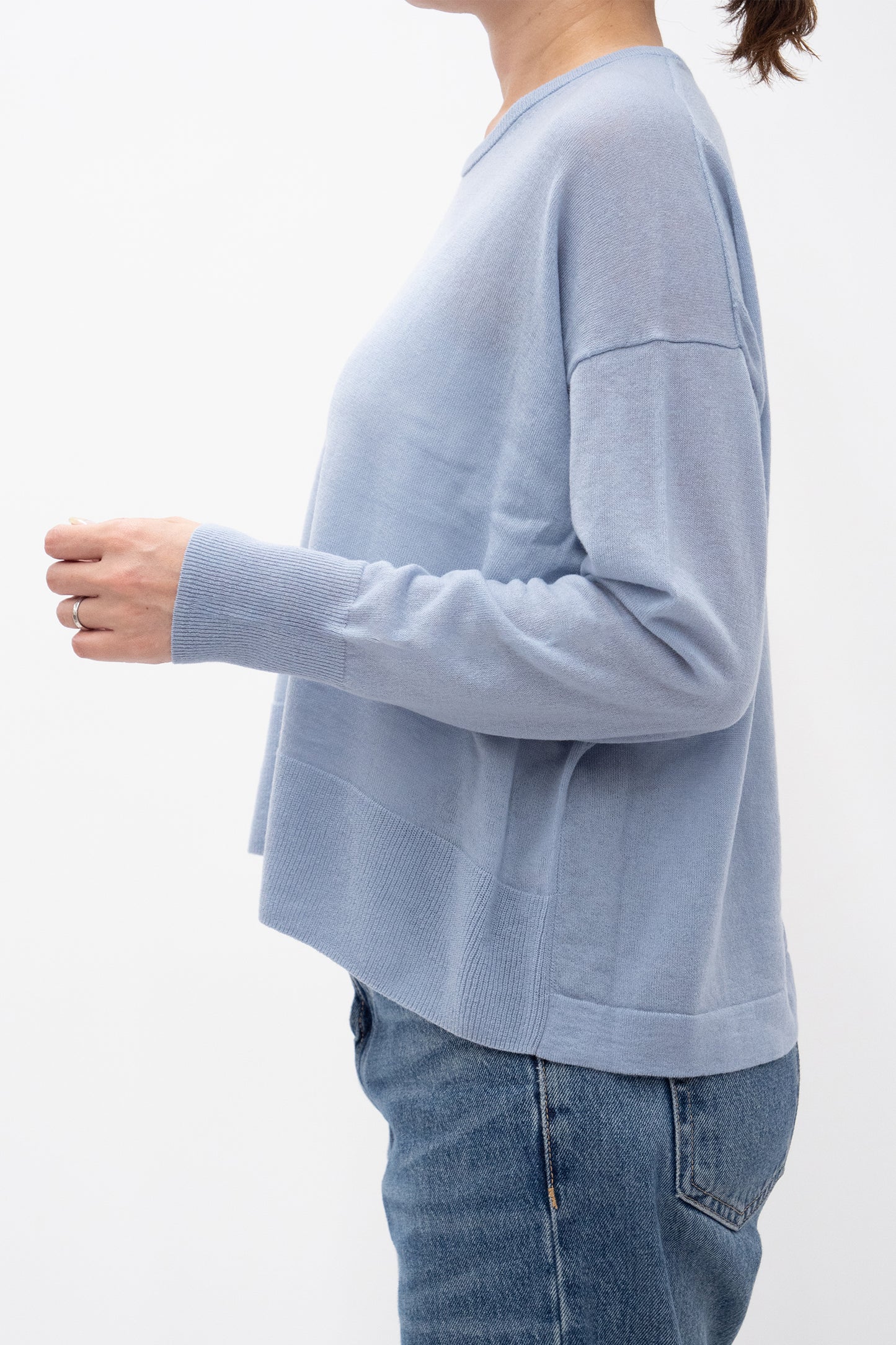 25SS Capsule Light cashmere oversized crew neck pullover /CT25105