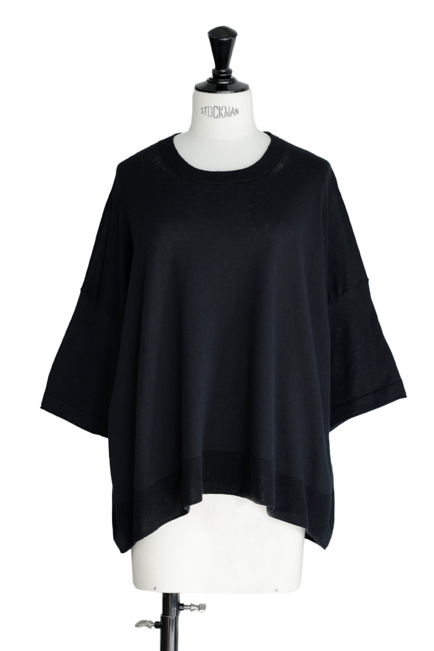25SS Pull original à demi-manches en coton et soie /CT25111