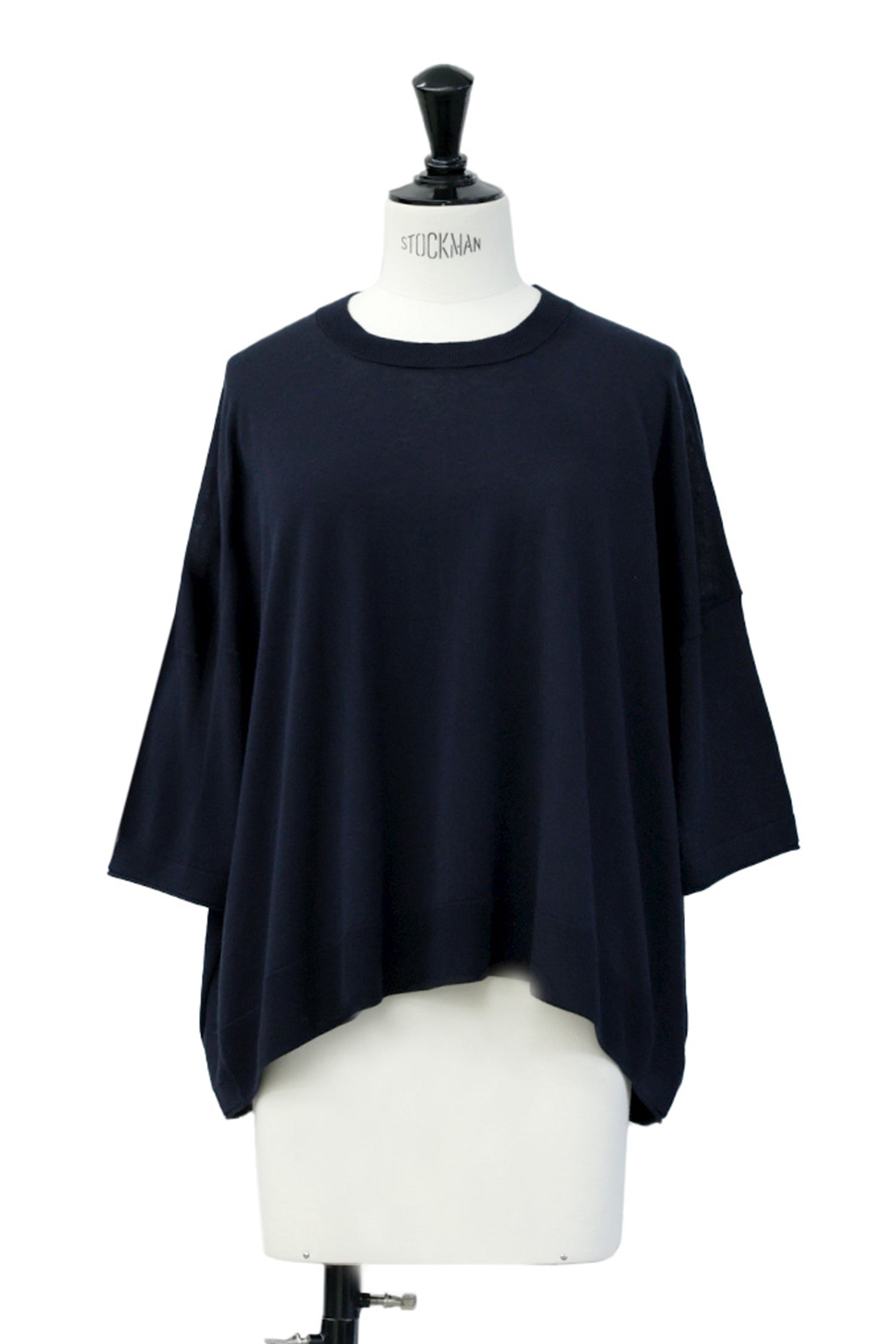 25SS Pull original à demi-manches en coton et soie /CT25111