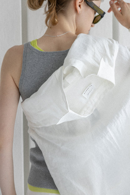 26SS Débardeur en coton et cachemire /CT25117