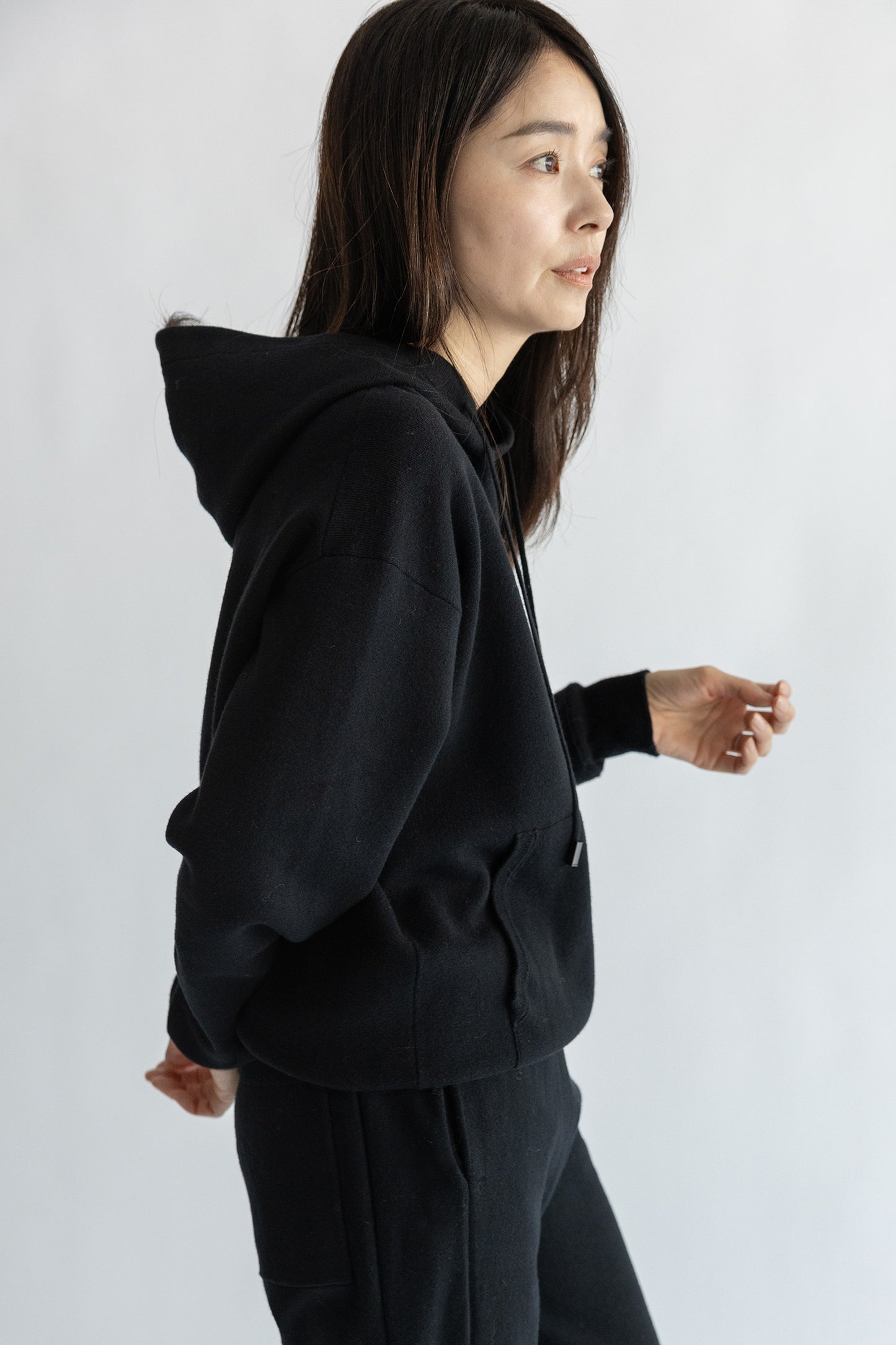 Re Stock Cotton cashmere hoodie /CT25119