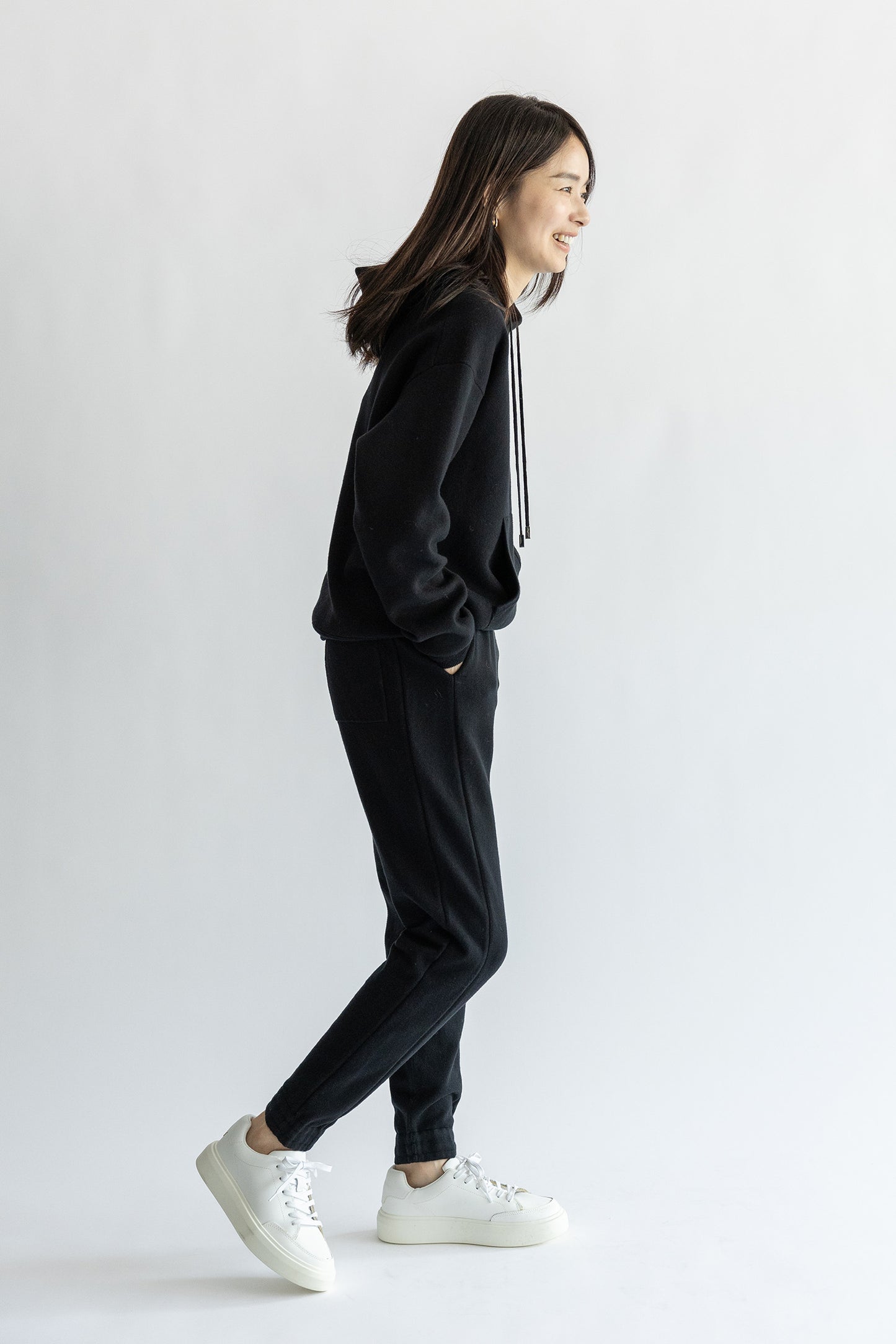 Re Stock Cotton cashmere hoodie /CT25119