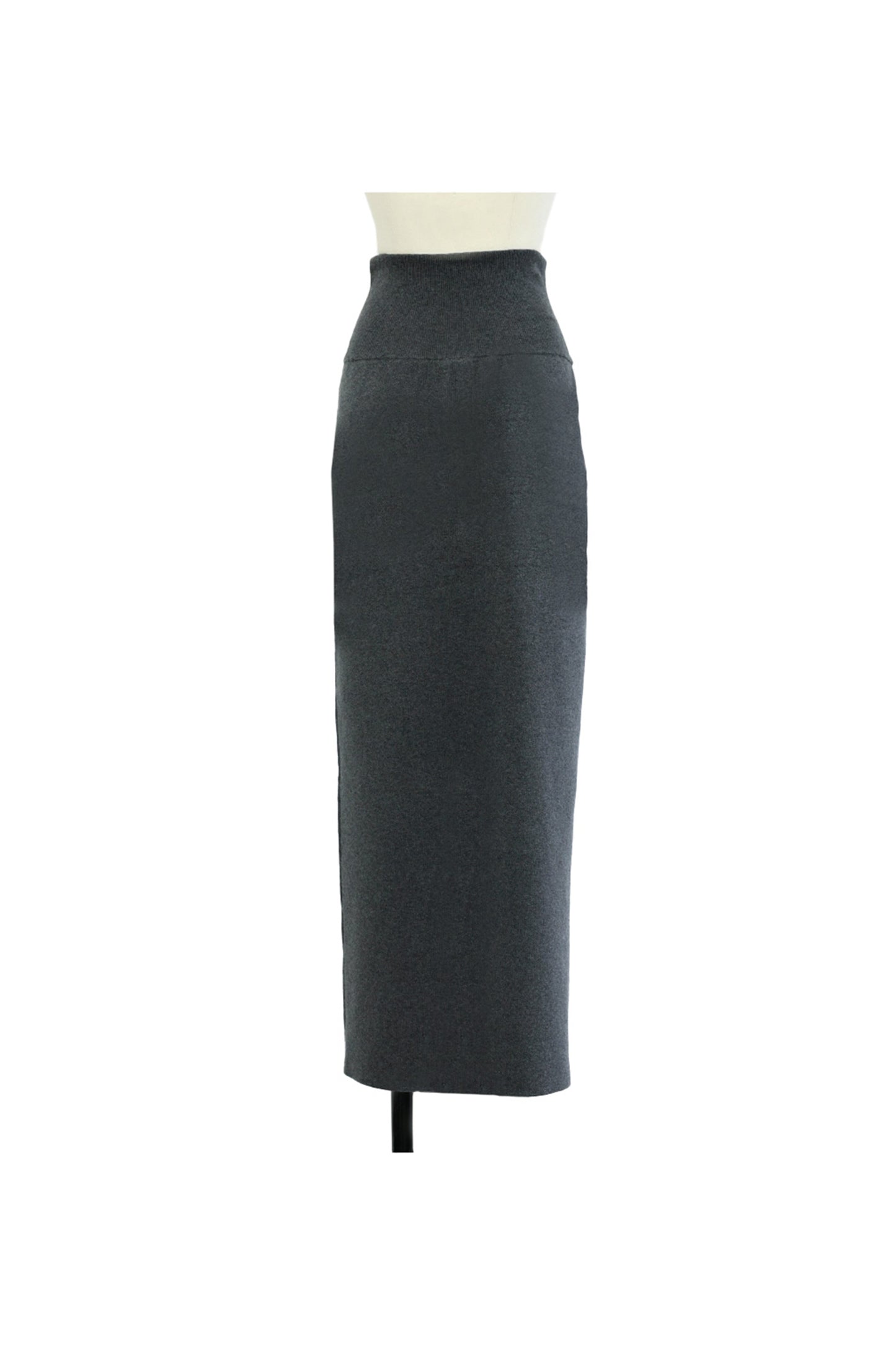 25SS Cotton cashmere back slit pencil skirt /CT25121