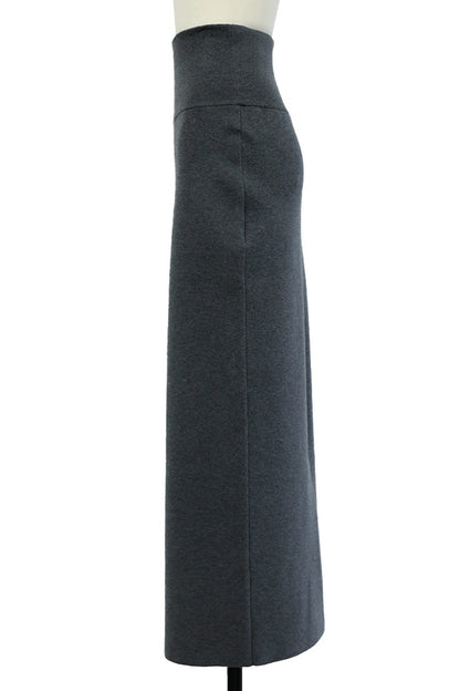 25SS Cotton cashmere back slit pencil skirt /CT25121