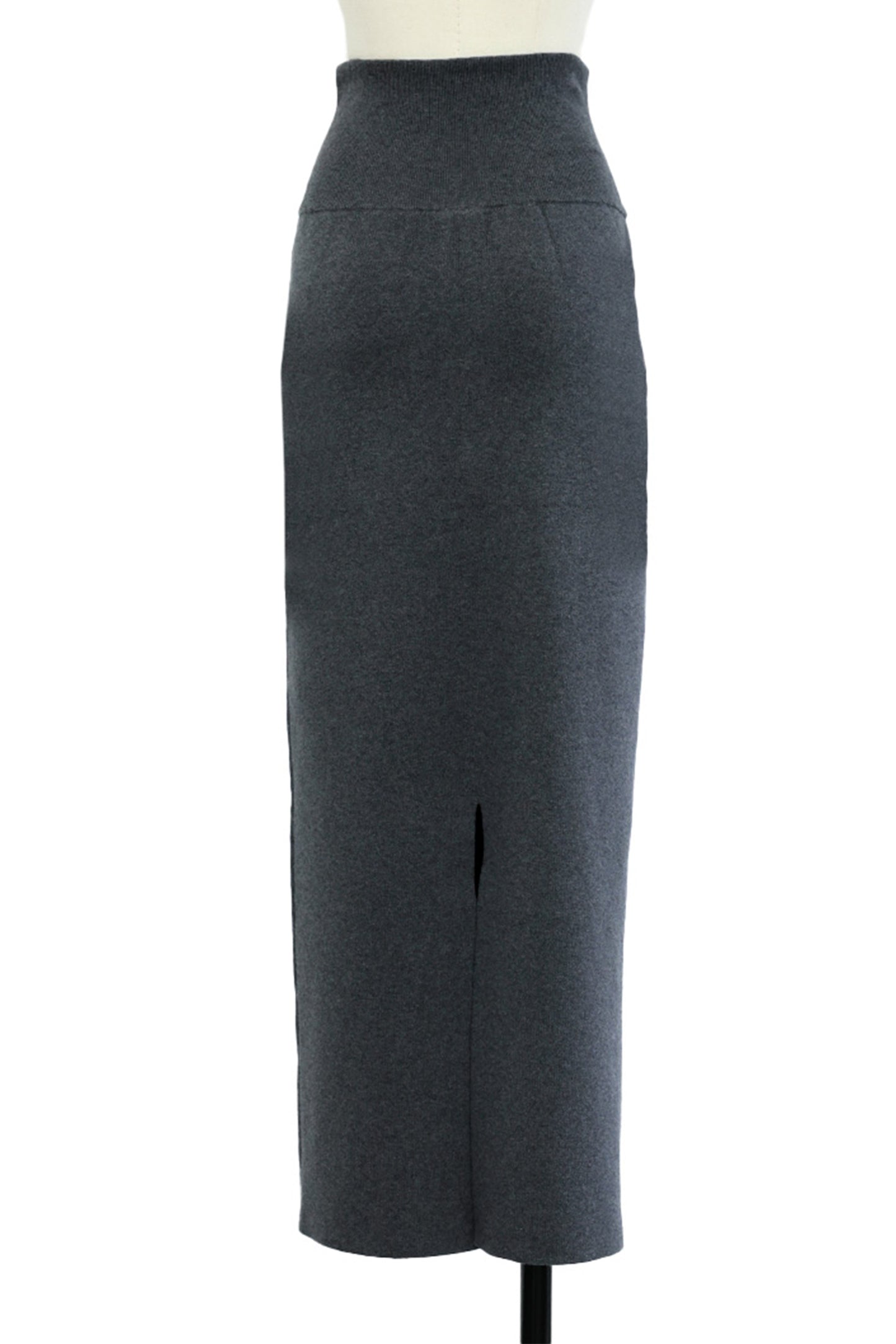 25SS Cotton cashmere back slit pencil skirt /CT25121