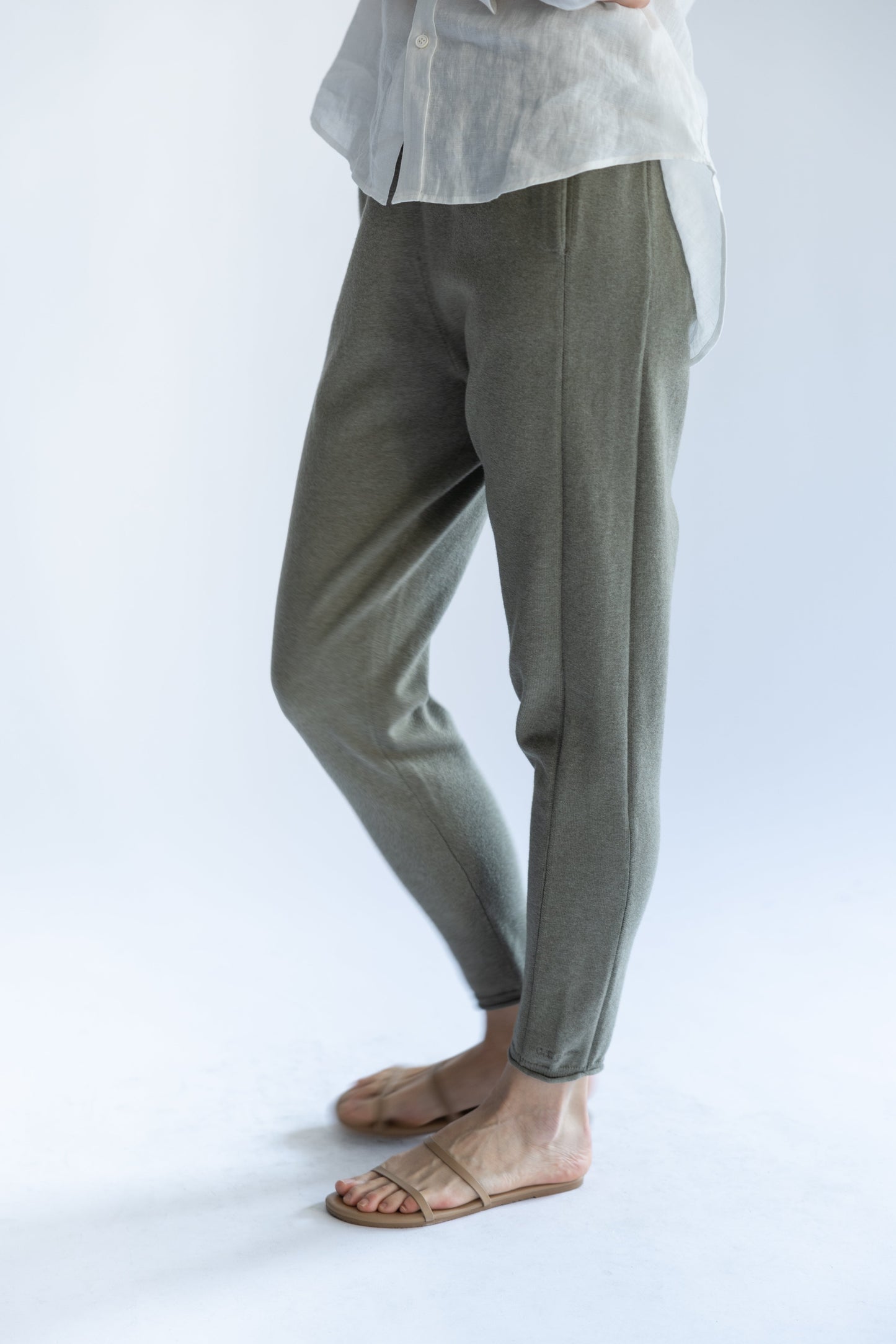 25SS Pantalon en coton et cachemire /CT25122