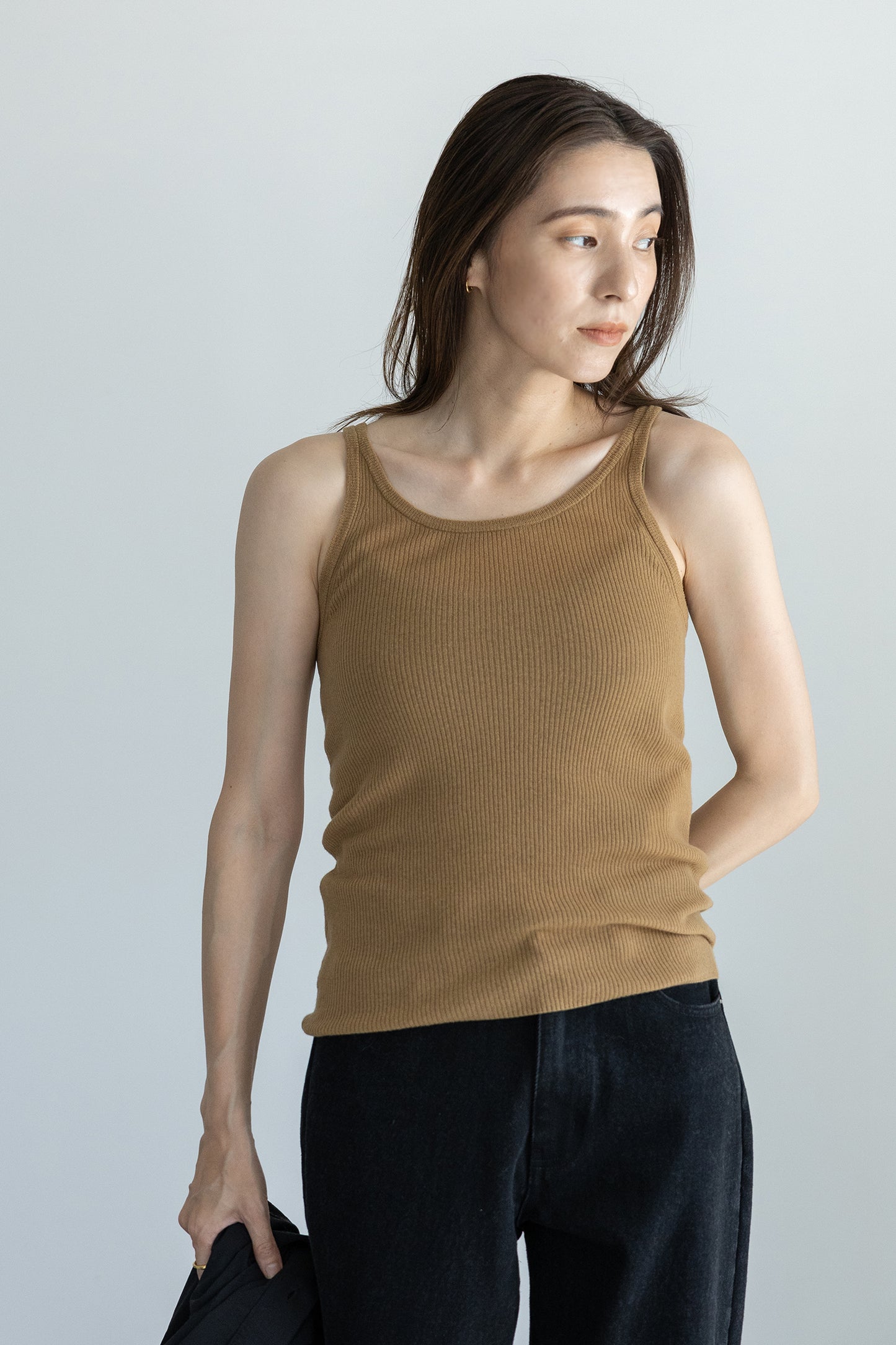 25AW Original light wool rib tank /CT25301