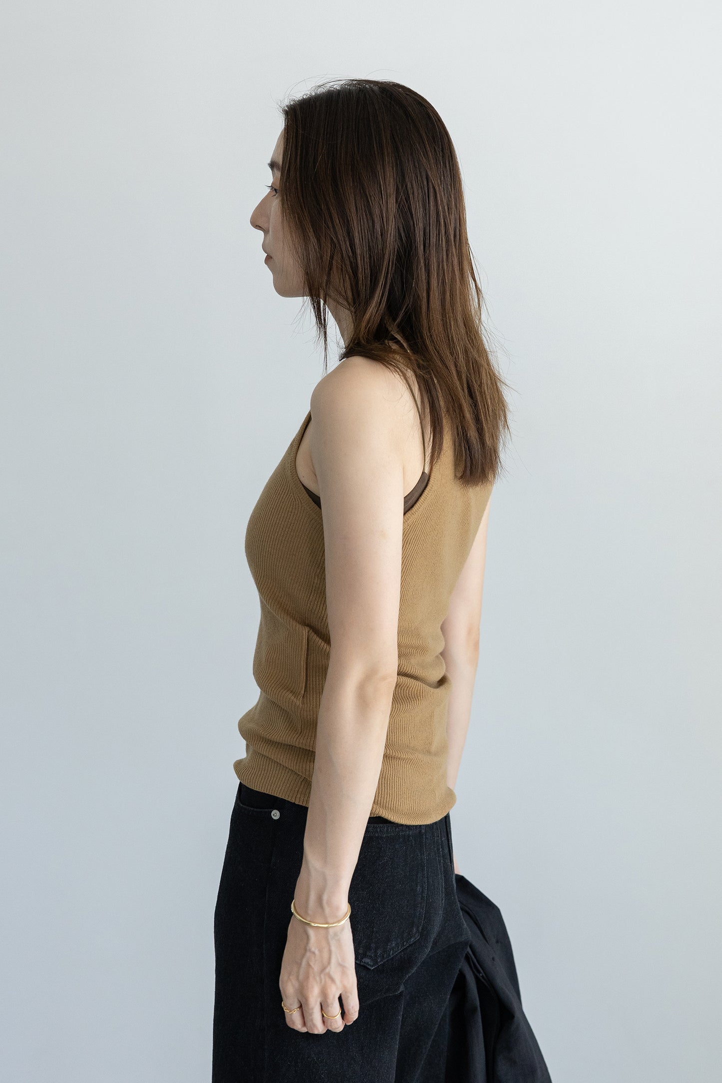 25AW Original light wool rib tank /CT25301