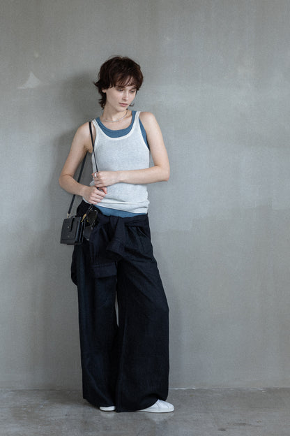 25AW Original light wool rib tank /CT25301