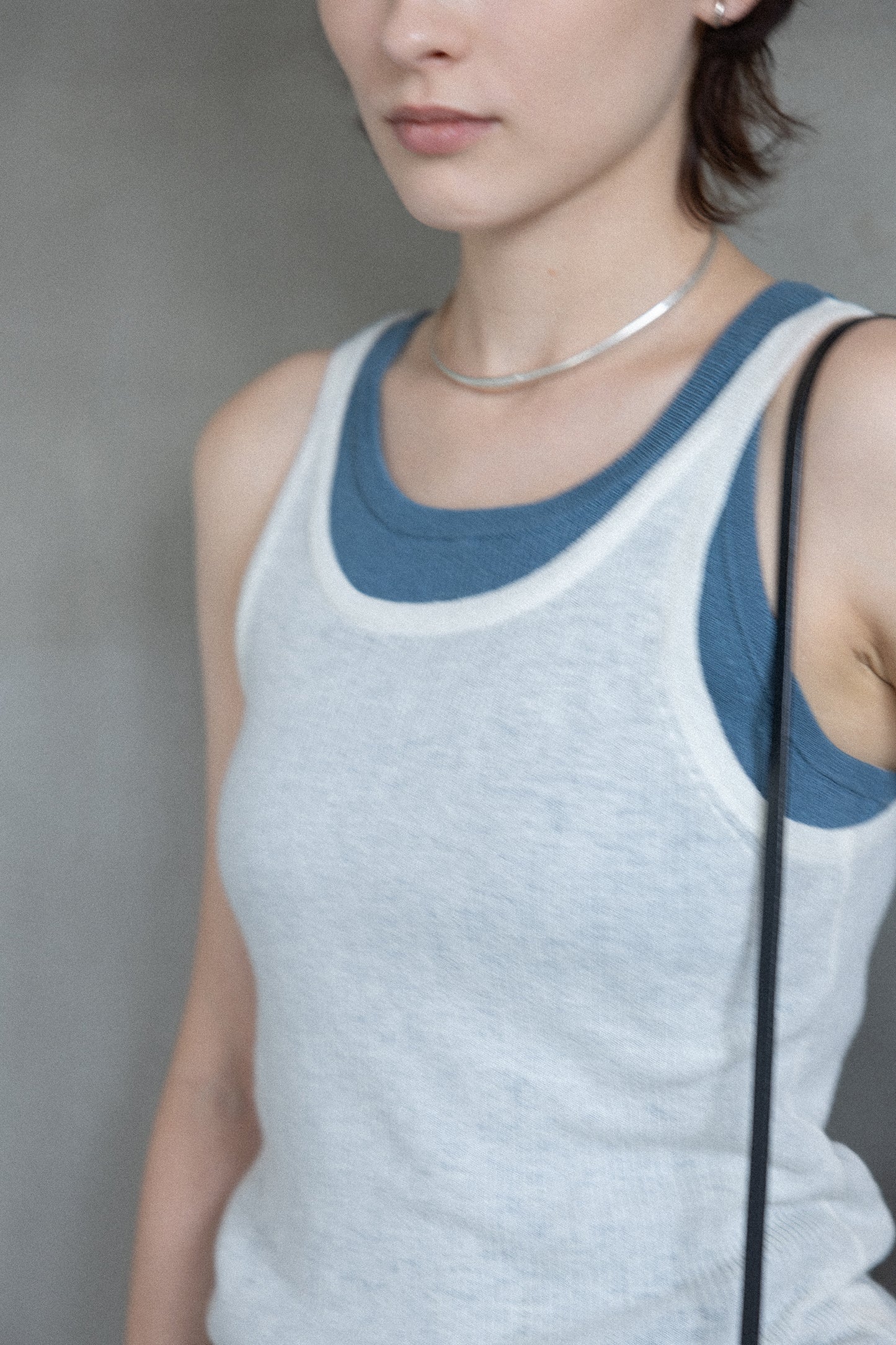25AW Original light wool rib tank /CT25301
