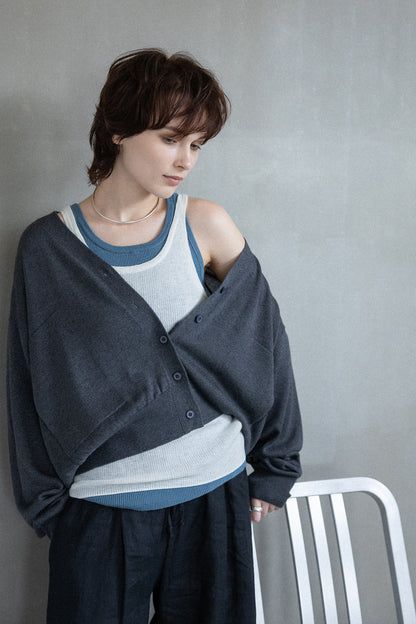 25AW Original light wool rib tank /CT25301