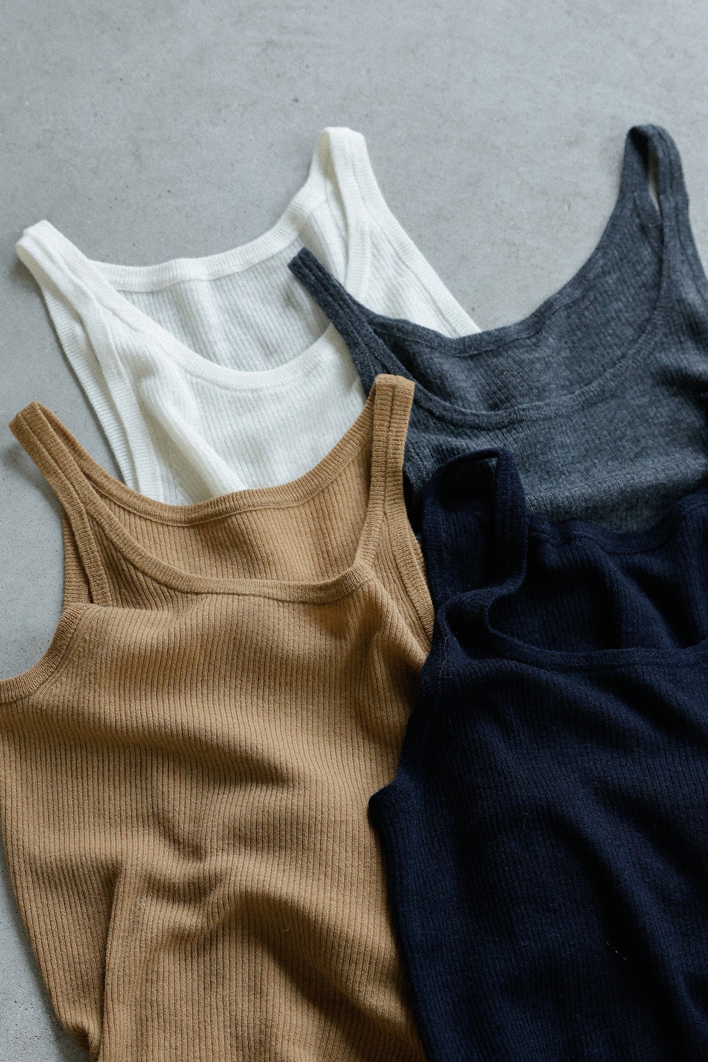 25AW Original light wool rib tank /CT25301