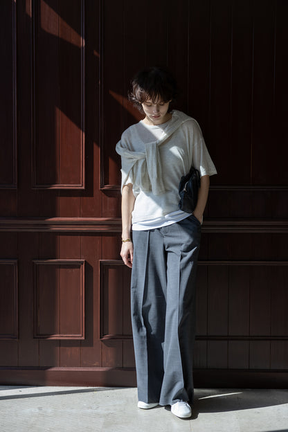 25AW Light cashmere half sleeve pullover /CT25302