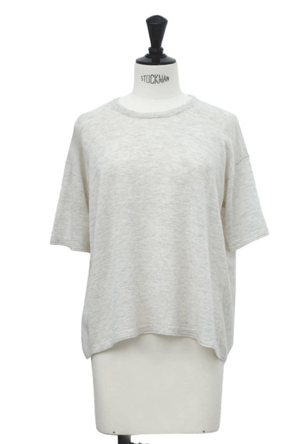 25AW Light cashmere half sleeve pullover /CT25302