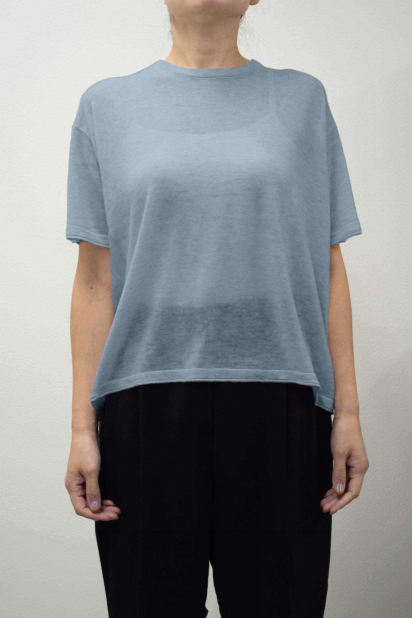 25AW Light cashmere half sleeve pullover /CT25302