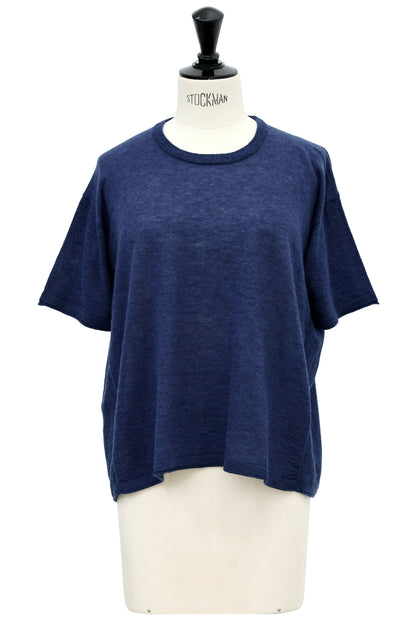 HOLIDAY20/ 25AW Pull en cachemire léger à manches courtes /CT25302