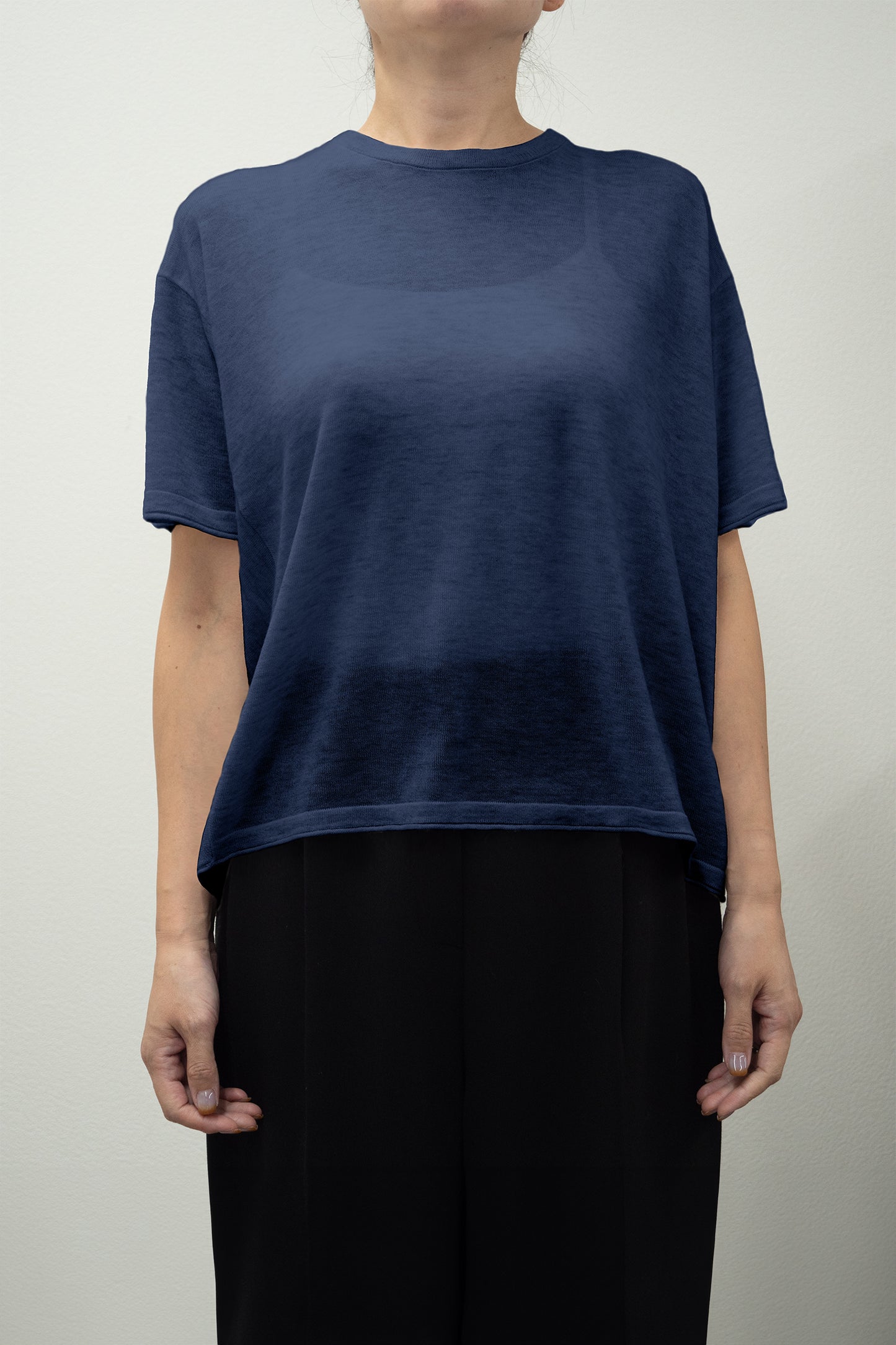 25AW Light cashmere half sleeve pullover /CT25302