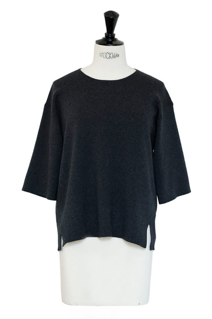 25AW Cotton cashmere half sleeve pullover /CT25303
