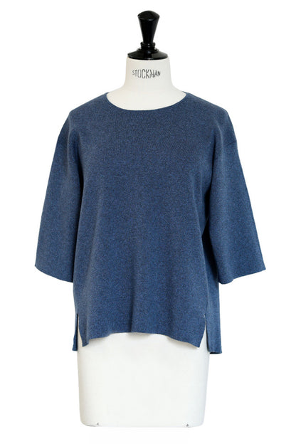 25AW Cotton cashmere half sleeve pullover /CT25303