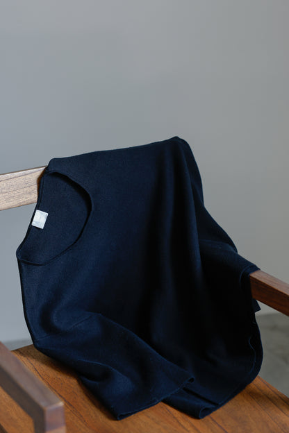 25AW Cotton cashmere half sleeve pullover /CT25303