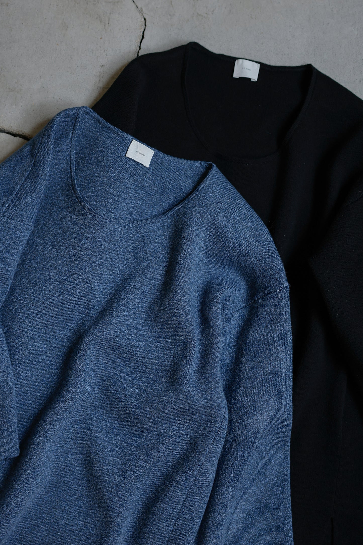 25AW Cotton cashmere half sleeve pullover /CT25303