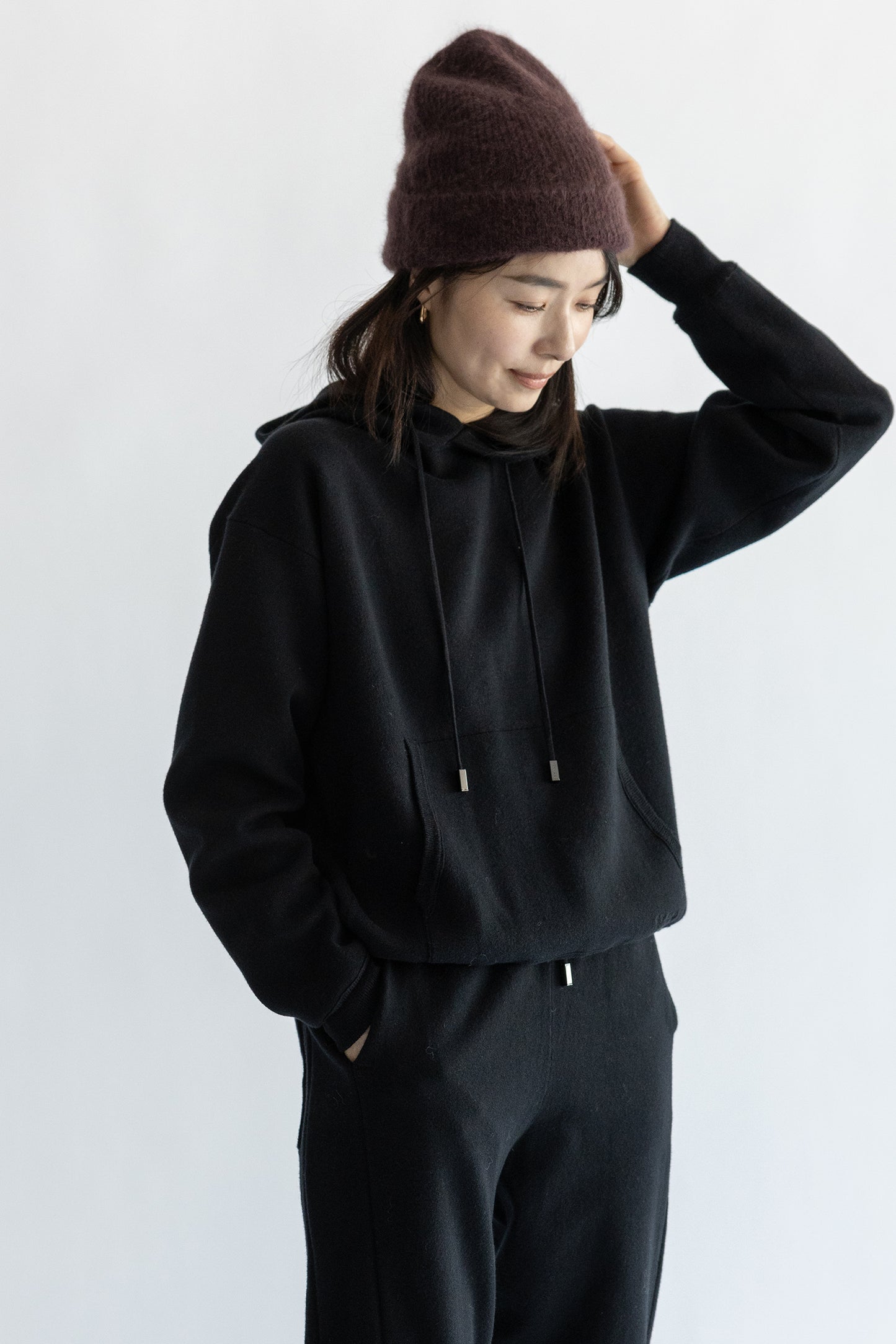 25AW Pantalon de jogging en coton et cachemire /CT25305