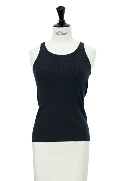 25AW Silk cashmere rib tank /CT25306