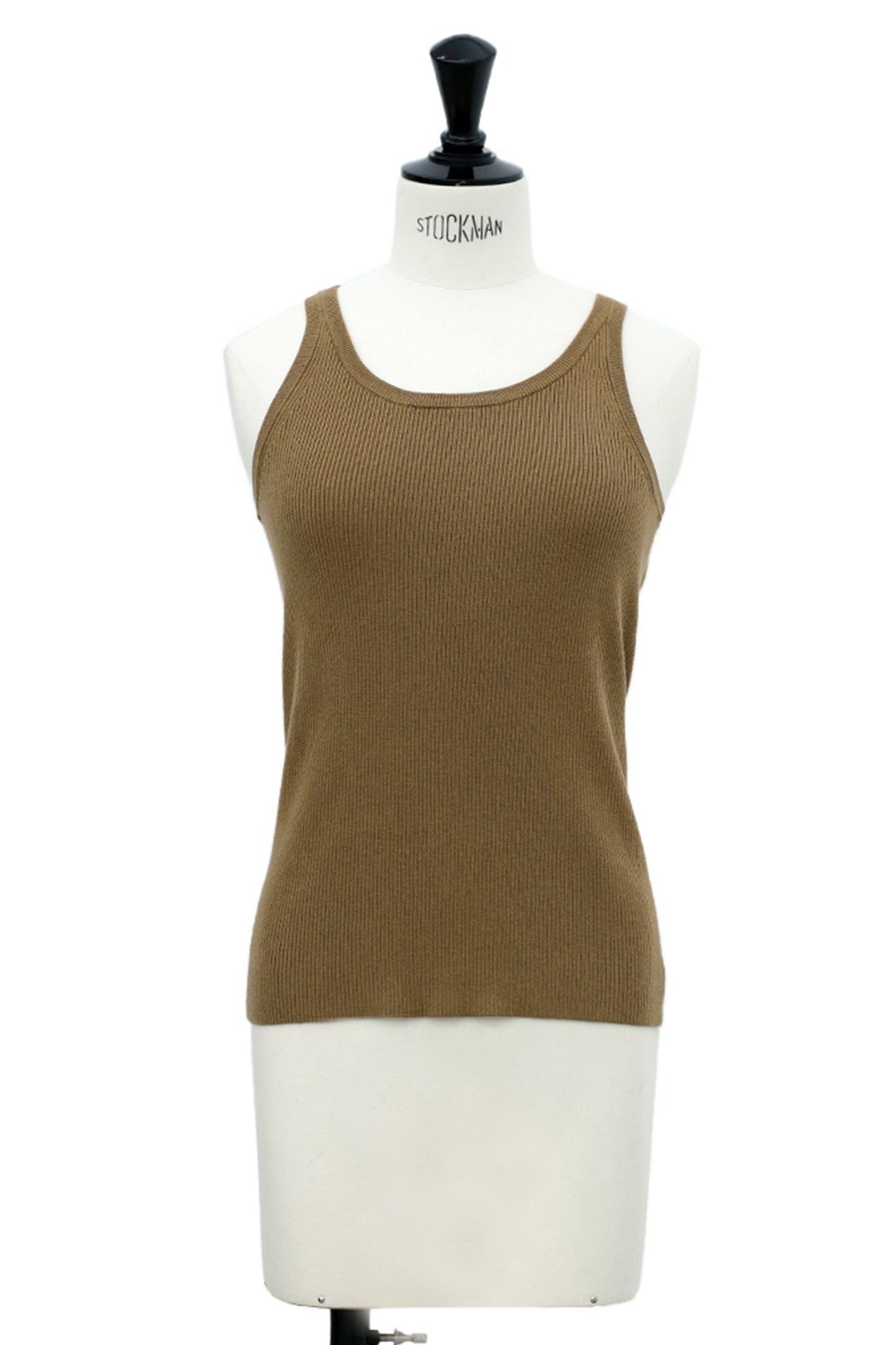 25AW Silk cashmere rib tank /CT25306