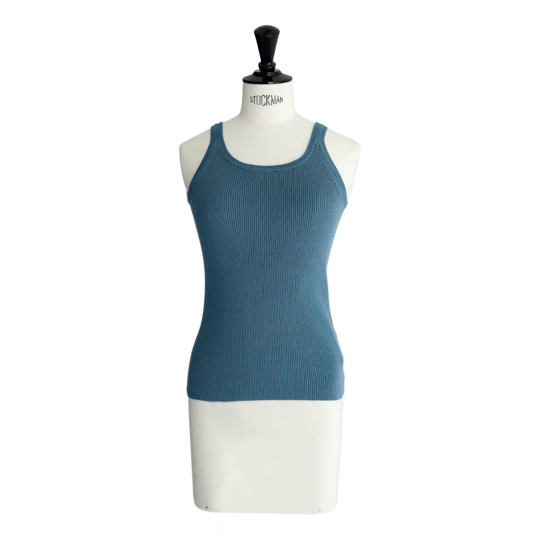 25AW Silk cashmere rib tank /CT25306