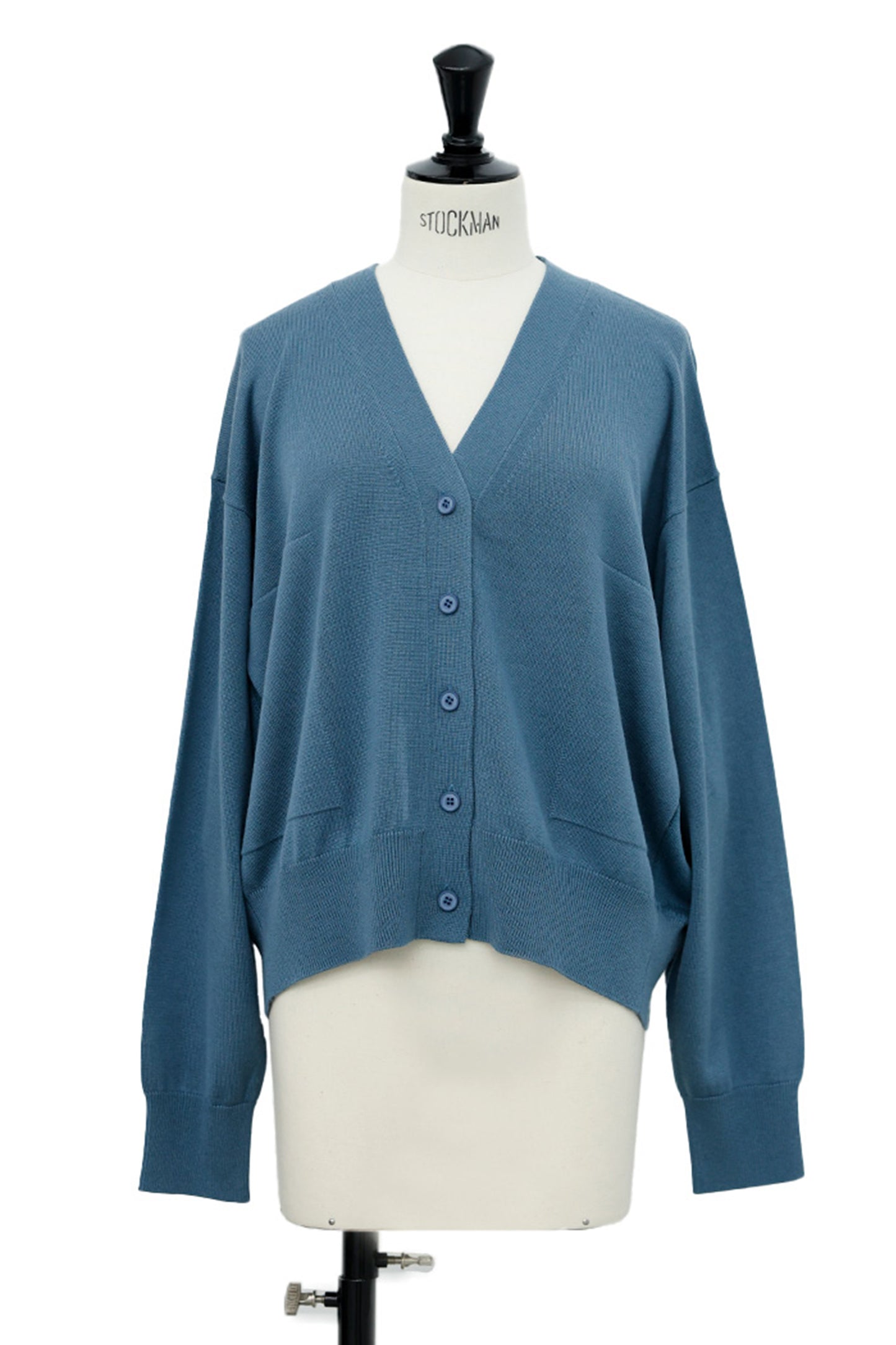 25AW Cardigan bicolore en soie et cachemire /CT25308