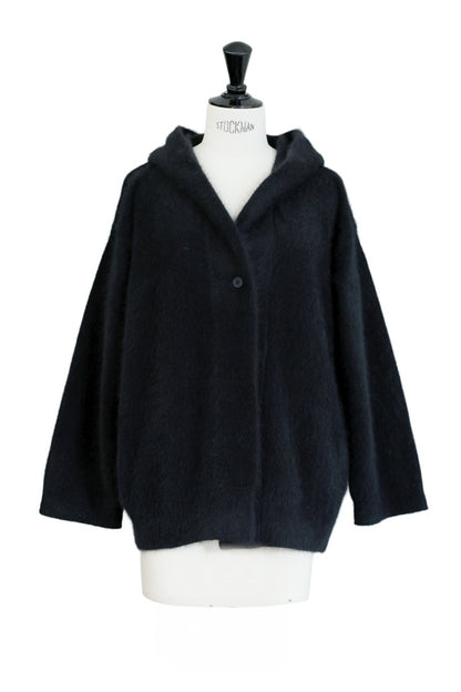 25AW Raccoon fox hooded cardigan /CT25328