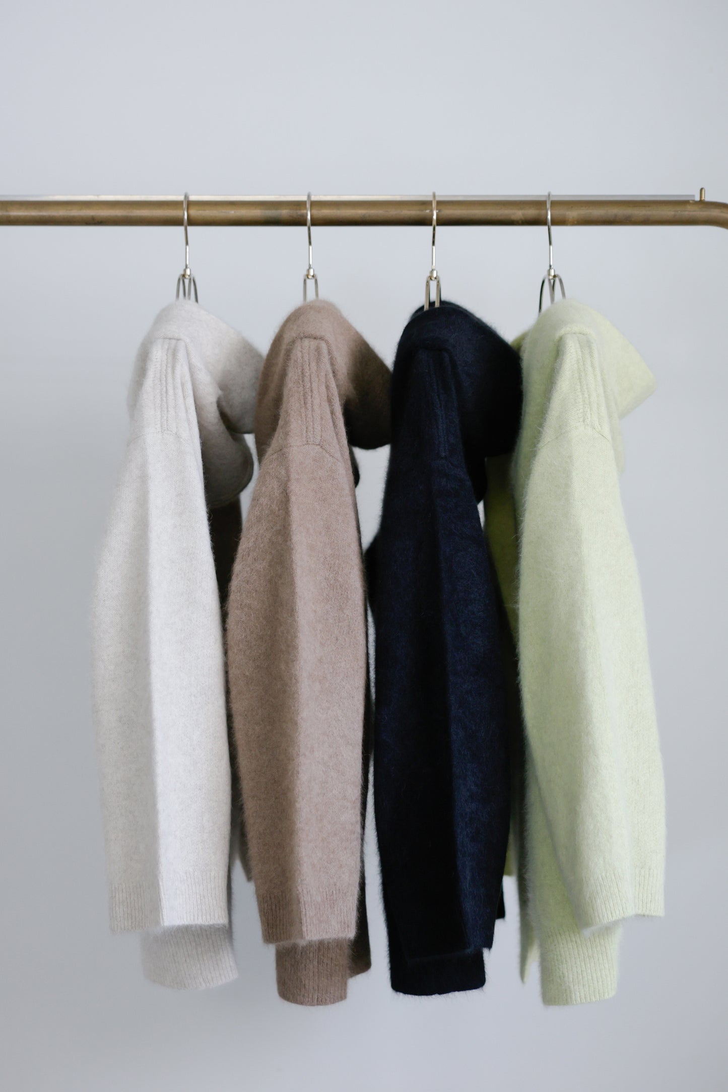 25AW Raccoon fox hooded cardigan /CT25328