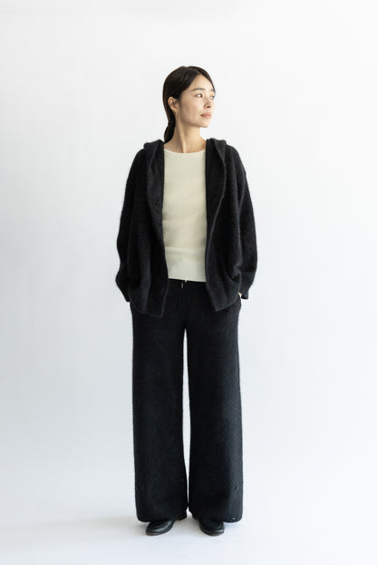 25AW Pantalon large en renard et raton laveur /CT25329